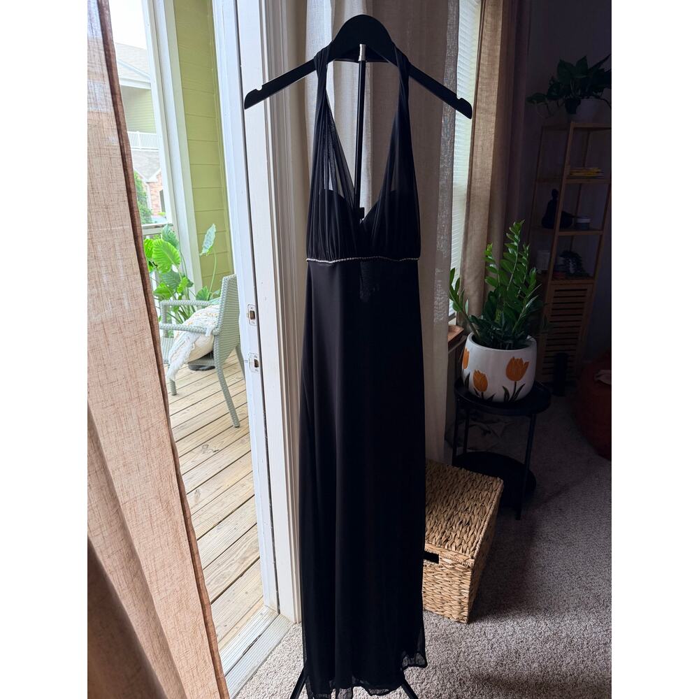 Betsy & Adam Empire Dress Evening Hater XS